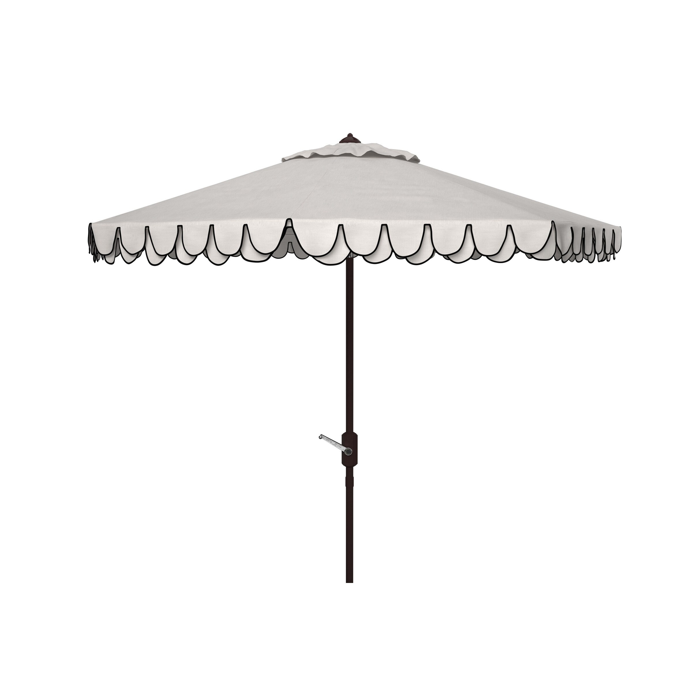 Shop Black Friday Deals On Safavieh Outdoor Living Elegant Valance 11ft Round Umbrella Overstock 29862803