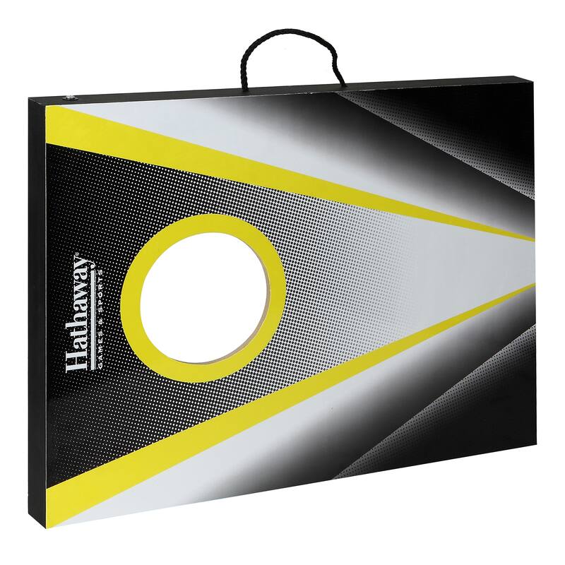 Hathaway Compact Cornhole Bean Bag Toss Game Set - 23.6"L x 18.125"W x 1.6"H
