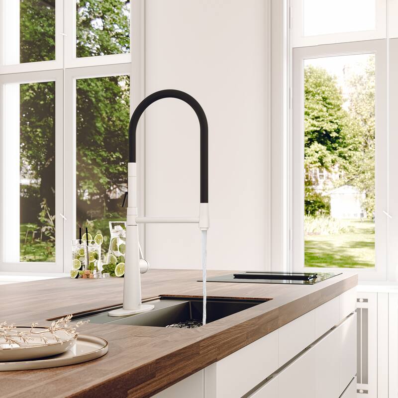 2 Mode 1.8 gpm Single Handle Kitchen Sink Faucet, Kitchen Faucet for Kitchen Sink