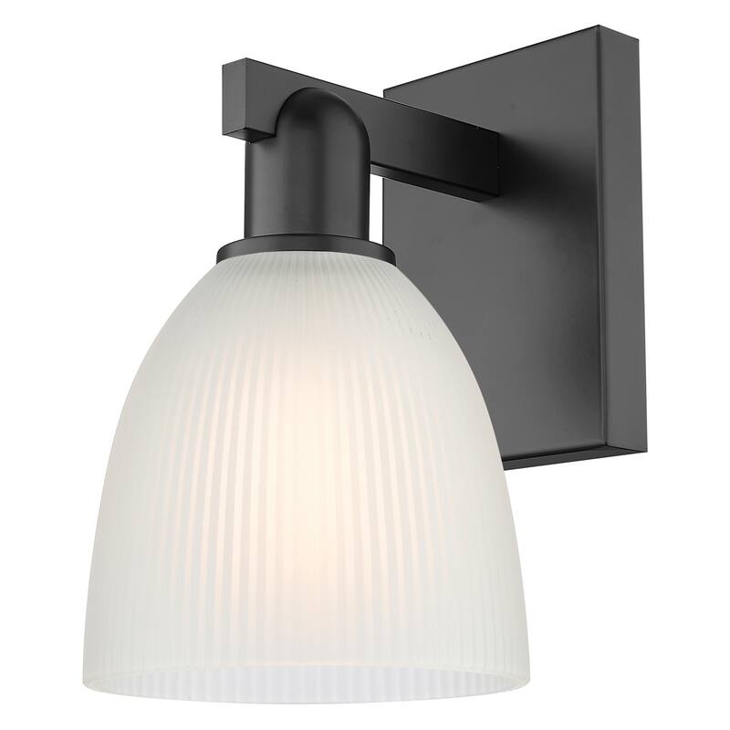 Innovations Lighting 716-1W-11-6 Castile Sconce Castile 11" Tall Wall - Matte Black / White