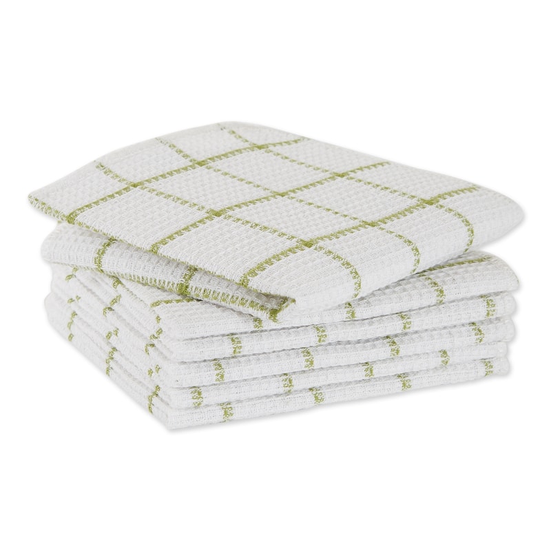 DII Black Buffalo Check Scrubber Dishcloth Set of 6