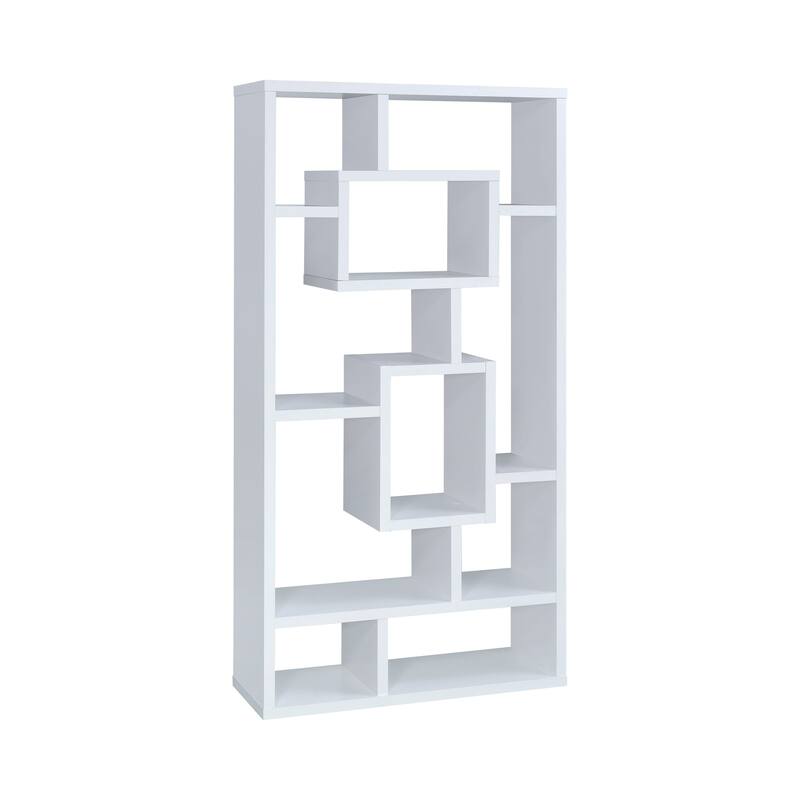 10-Shelf Bookcase White