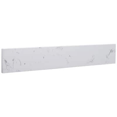 Avanity 21 in. Cala White Engineered Stone Vanity Top Sidesplash