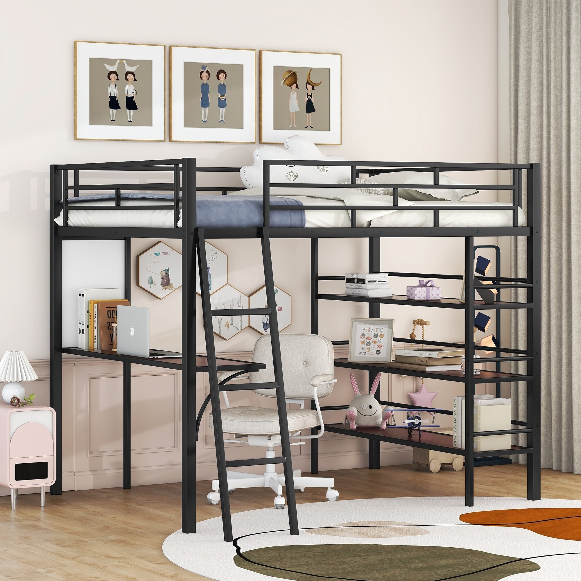 Metal 2025 loft bed