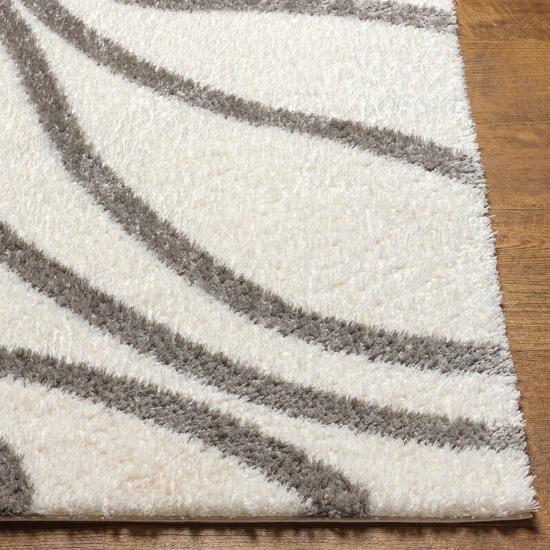 Livabliss Cloudy Abstract Plush Area Rug