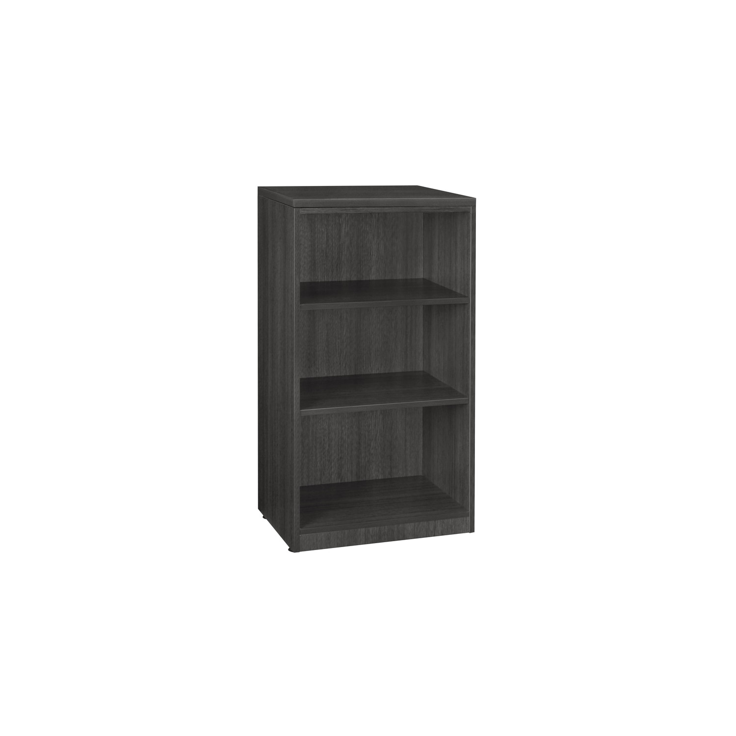 5-Shelf Bookcase Cappuccino Finish Tall Open Storage Organizer with Clean Modern Design for Living Room or Office