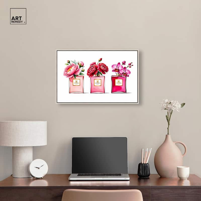 Fragrant Florals Canvas by Art Remedy