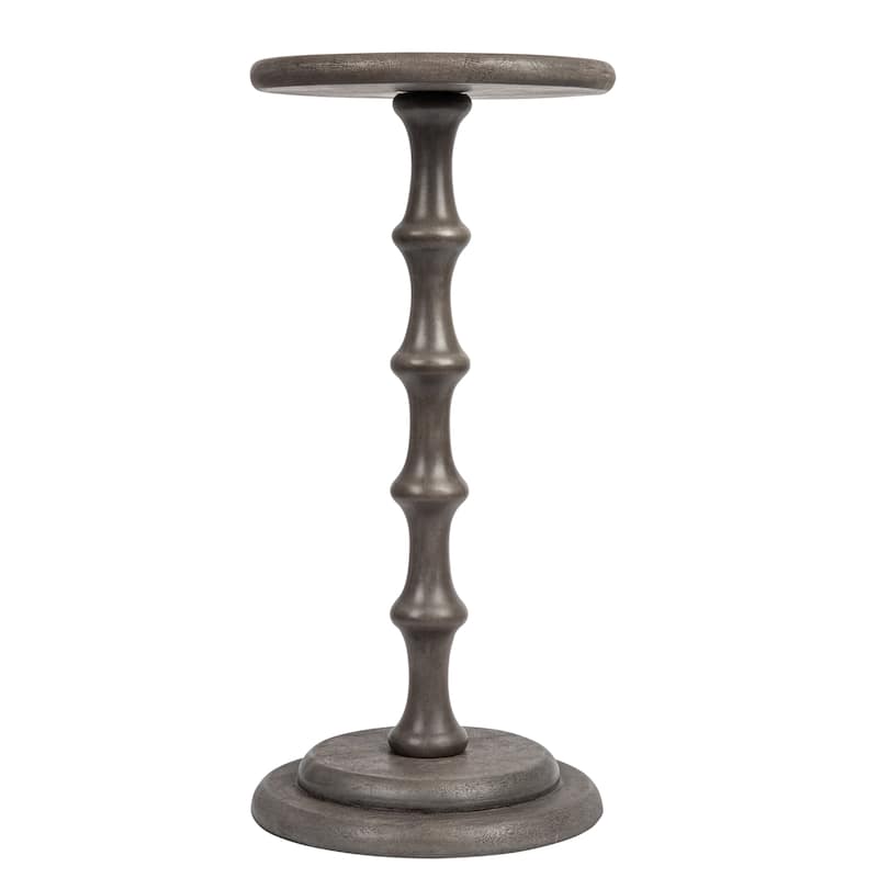 Ergo Pedestal Cocktail Side Table - 12.0"L x 12.0"W x 25.0"H