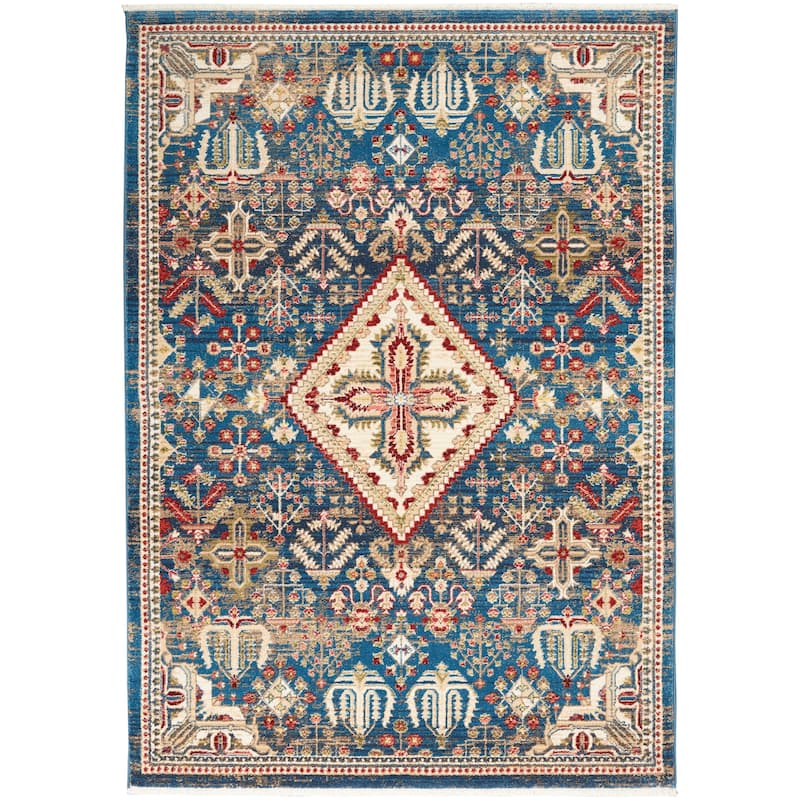 Nourison Revel Traditional Floral Medallion Area Rug