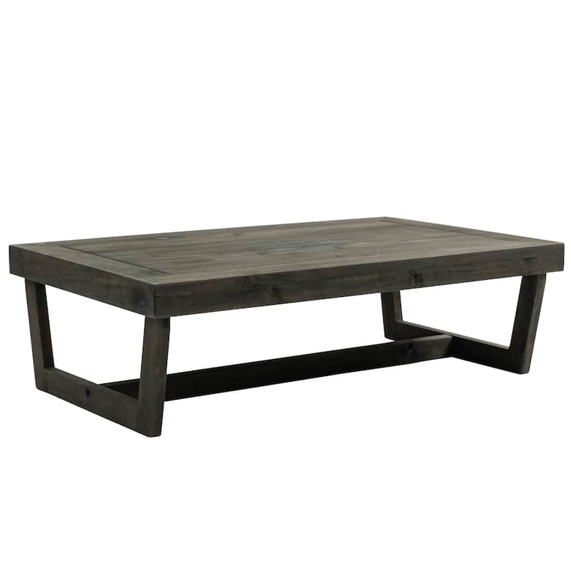 Sectional Wood Furniture 2 Seat Armless Patio Sofa