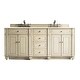 preview thumbnail 4 of 23, James Martin Vanities Bristol 72" Double Vanity, Vintage Vanilla