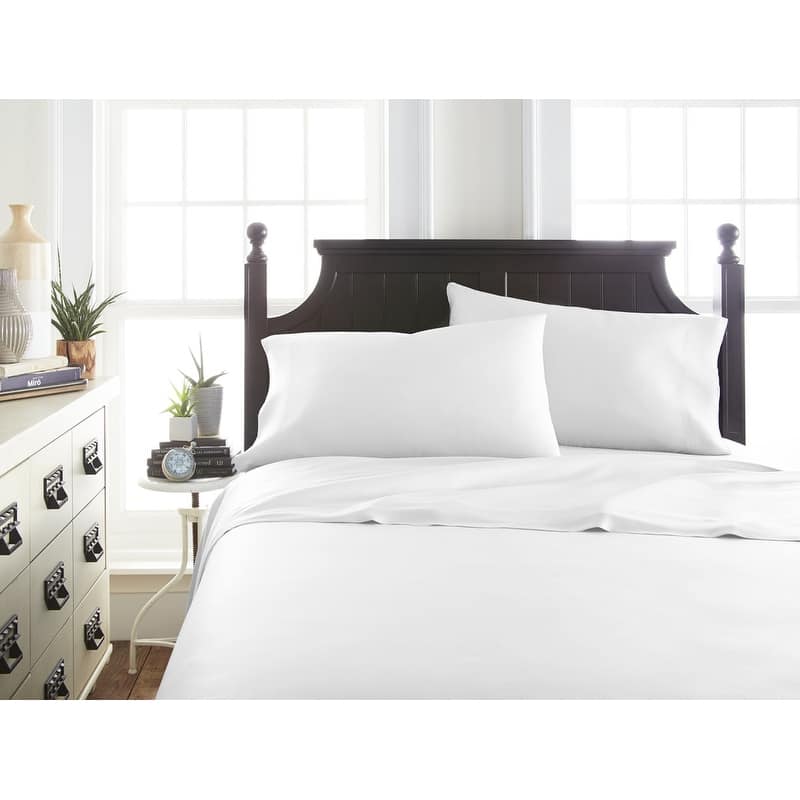 Home Collection Premium Bamboo 4 Piece Luxury Bed Sheet Set - Bed Bath