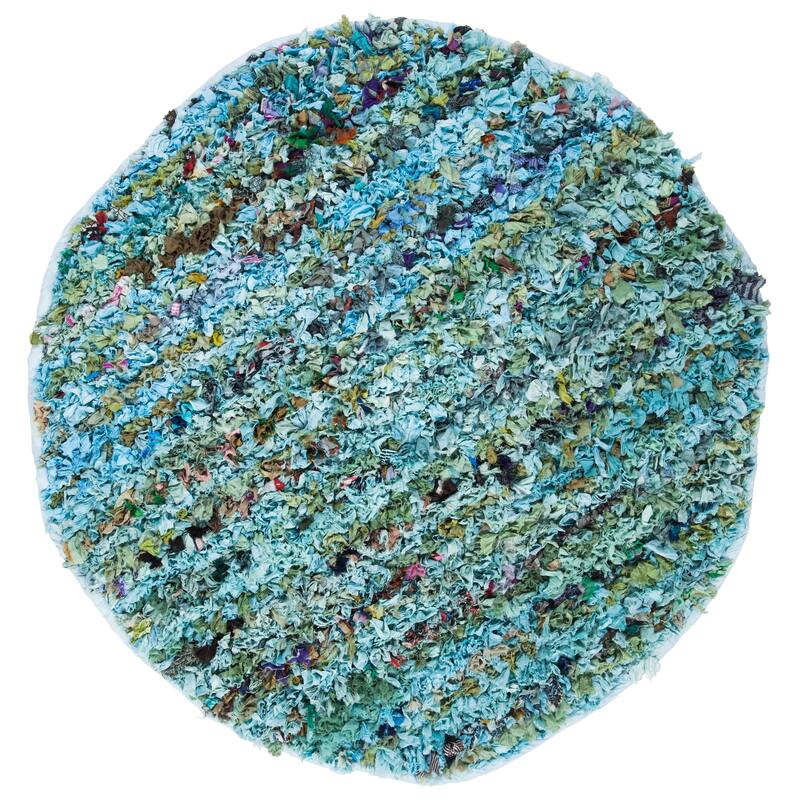 SAFAVIEH Handmade Rio Shag Chihoko 3.5-inch Extra Thick Decorative Rug