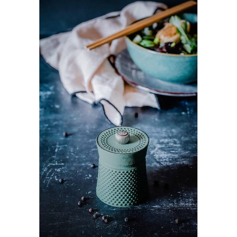 Peugeot Bali 3 Inch Cast Iron Pepper Mill, Celadon Green