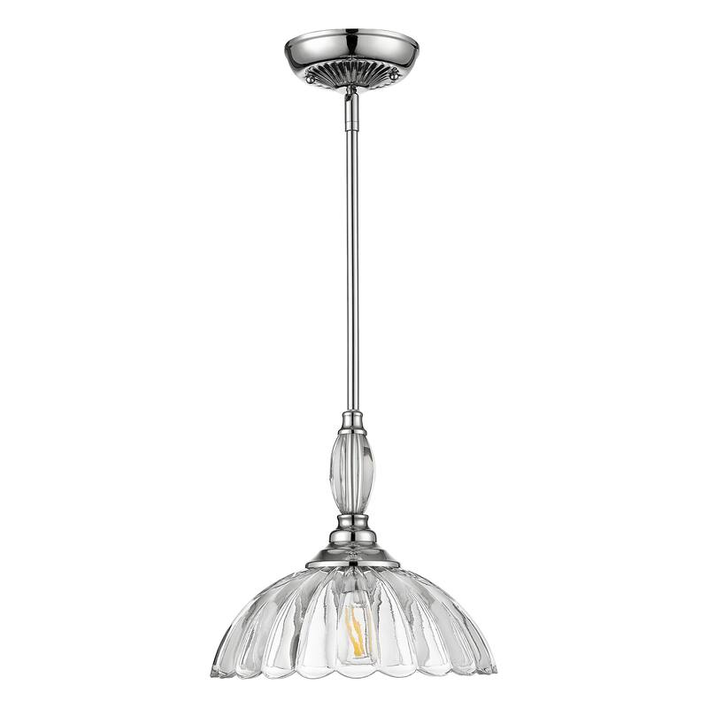 Golden Lighting Audra 1-light Pendant in Chrome