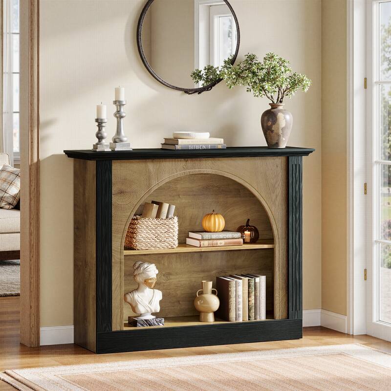 3-Tier Console Table with Storage for Foyer, Hallway, Living Room