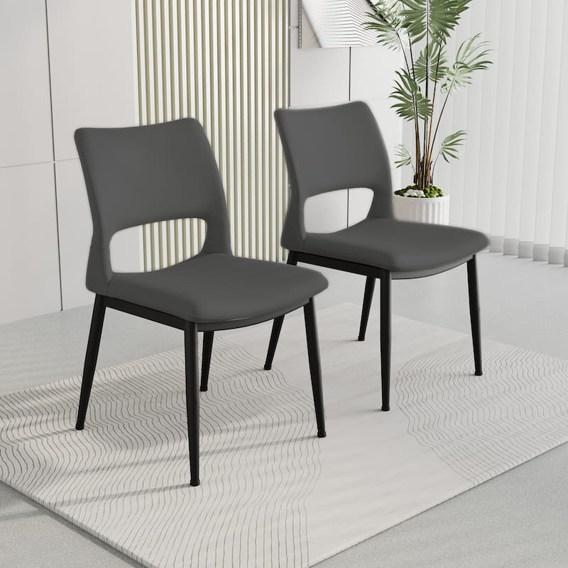 Upholstery Dining Chairs Set of 2 - Grey