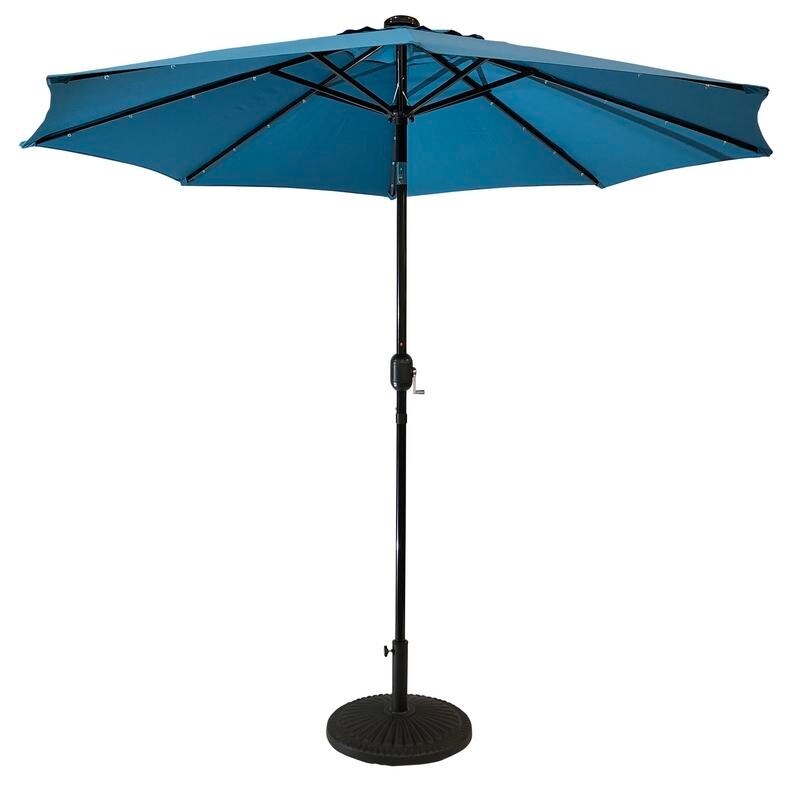 lighted umbrella with stand