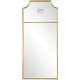 preview thumbnail 1 of 4, Uttermost 09748 Caddington 18" W x 40" H Arched Stainless Steel Framed Satin Brushed Brass