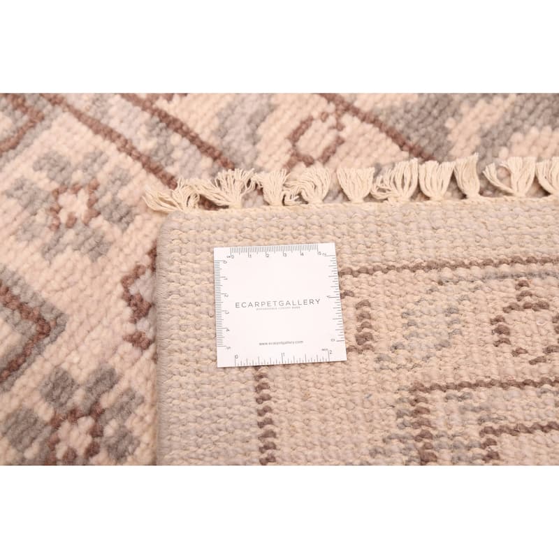 ECARPETGALLERY Hand-knotted Jules Serapi Beige Wool Rug - 8'2 x 10'1