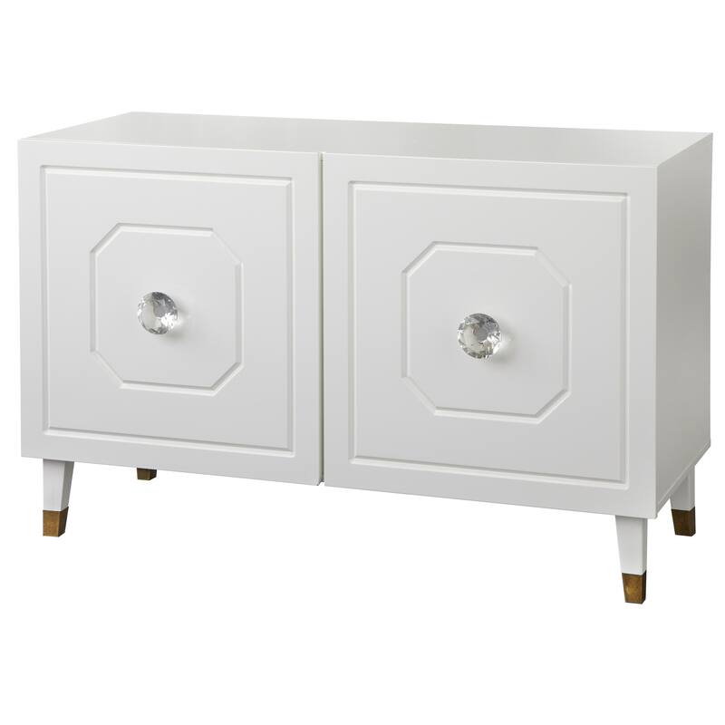 angelo:HOME Jaslene Glossy Glam Buffet Media Cabinet