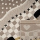 preview thumbnail 4 of 4, Kids Rug Patchwork Look Charming Farm Animals in Beige Cream