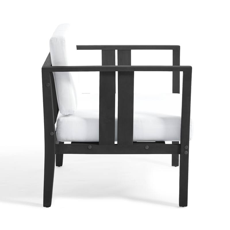 5-Piece Casual Outdoor Patio Furniture Set In Solid Teak Wood