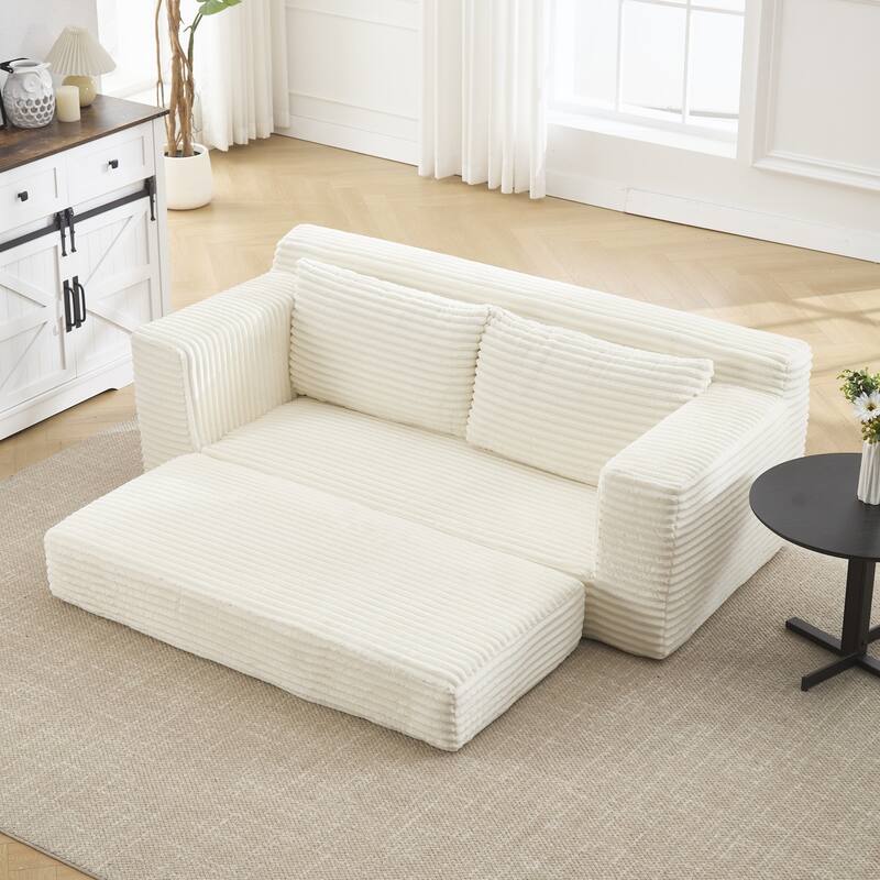 Sofa 70-in Casual Beige 2 -seater Loveseat - 8' x 10'