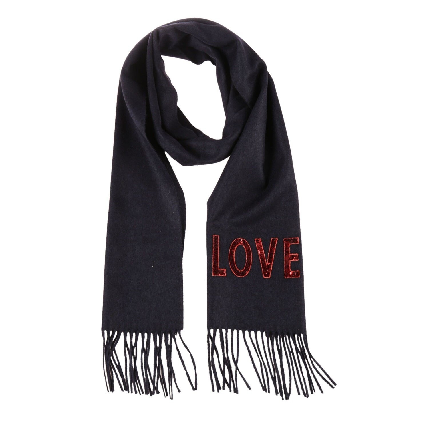 gucci black scarf womens