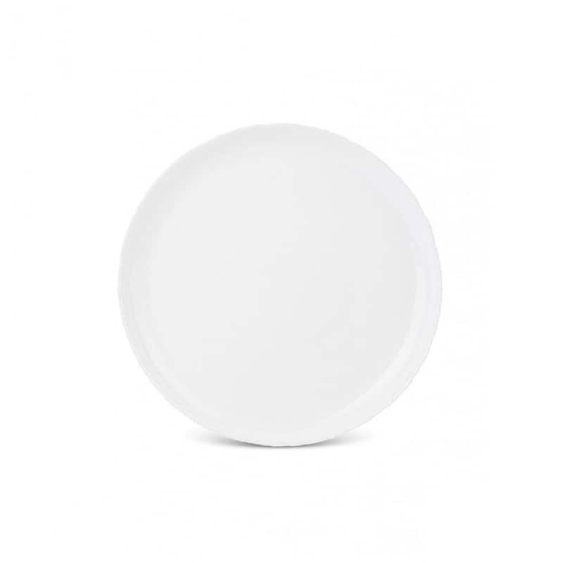 Luminarc Ammonite White Glass Dinnerware Set of 19 for 6