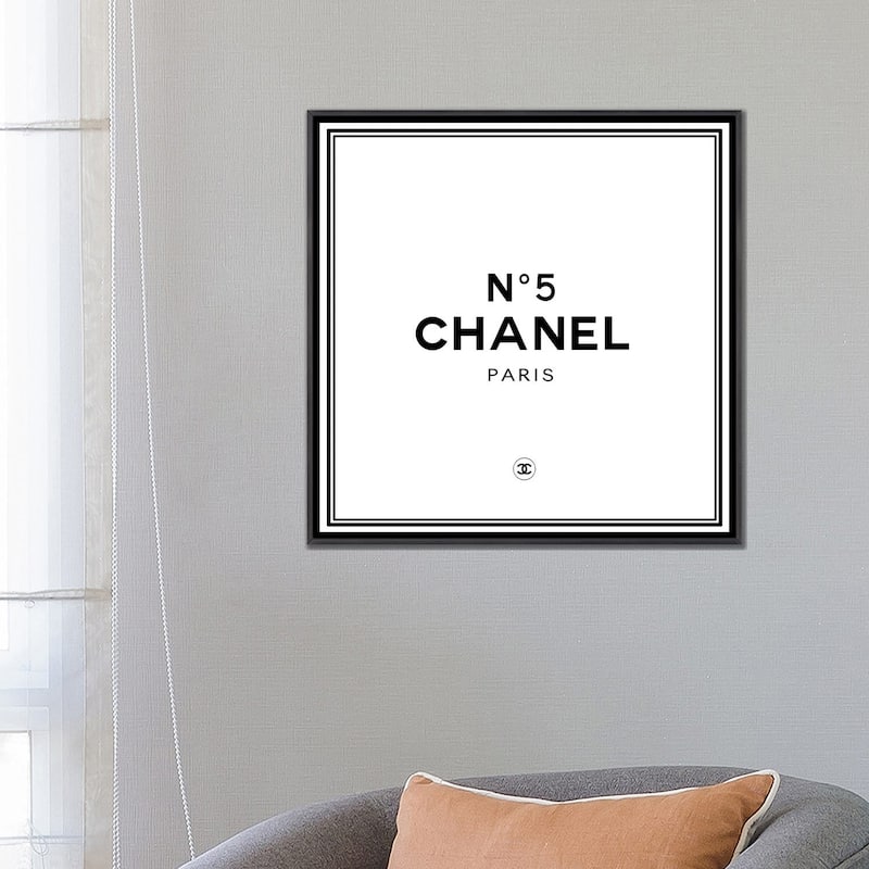 iCanvas "Chanel No5" by Art Mirano Framed