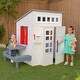 preview thumbnail 1 of 9, KidKraft Modern Outdoor Playhouse - White Kids