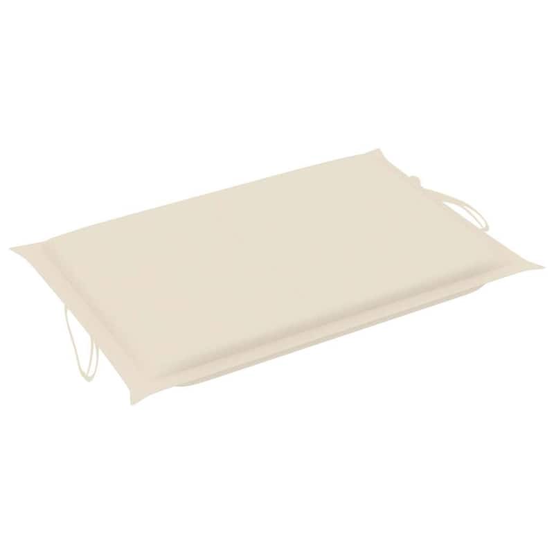 vidaXL Sun Loungers 2 pcs with Cushions Solid Acacia Wood - 72.4" x 21.7" x 25.2"