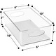 preview thumbnail 3 of 6, Plastic Storage Bins Stackable Clear Pantry Organizer Box Containers