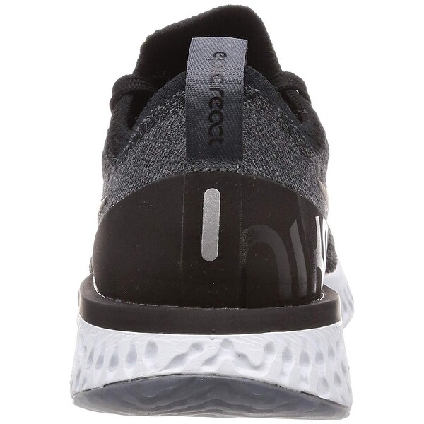 nike epic react flyknit men's black