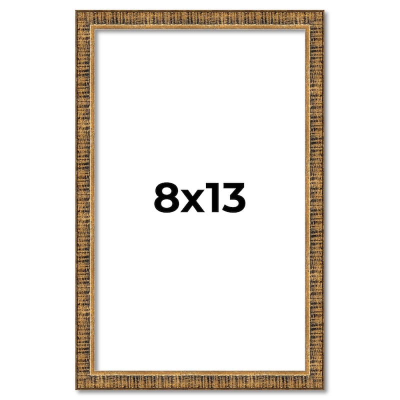 8x13 Frame Gold Kingsley Distressed Solid Wood Picture Frame Width