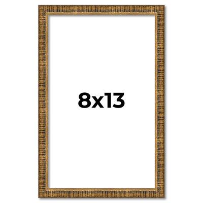 8x13 Frame Gold Kingsley Distressed Solid Wood Picture Frame Width