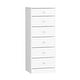 preview thumbnail 2 of 20, Prepac Astrid 6 Drawer Dresser for Bedroom, Tall Chest of Drawers, Bedroom Furniture, Clothes Storage and Organizer