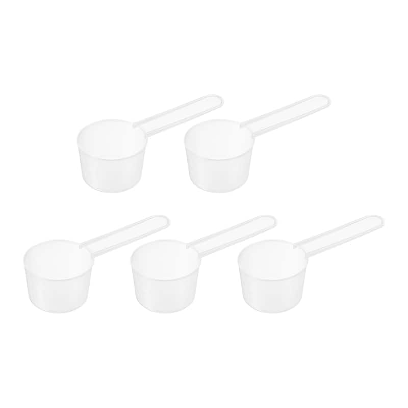 Plastic Measuring Spoons Powder Scoops Spoon Table Spoon,20g/40ml - Clear