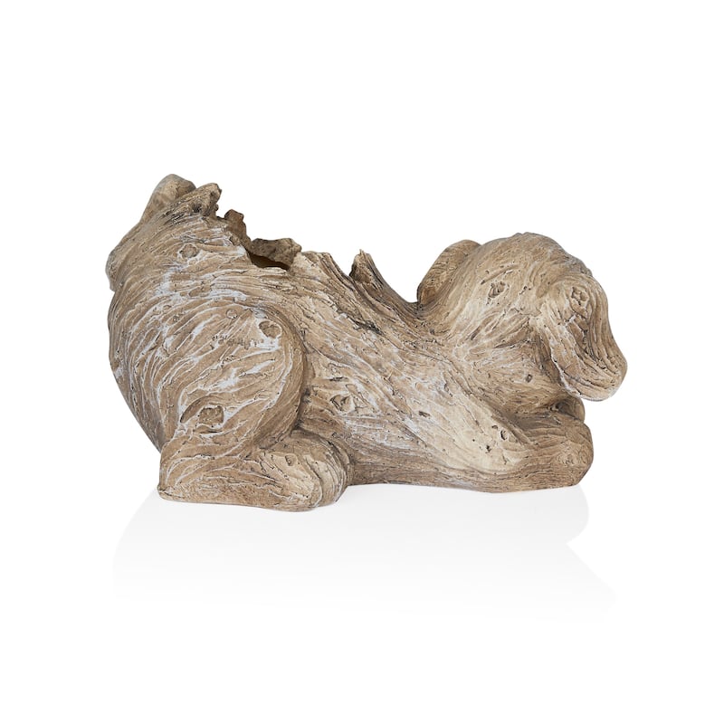 Dog Planter w/o Plants with Drainage Hole