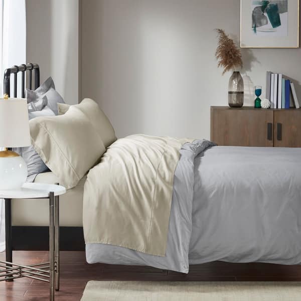 1500 Thread Count Queen Sheet Set in Ivory