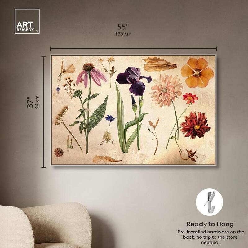 Floral Selection II Canvas by Art Remedy