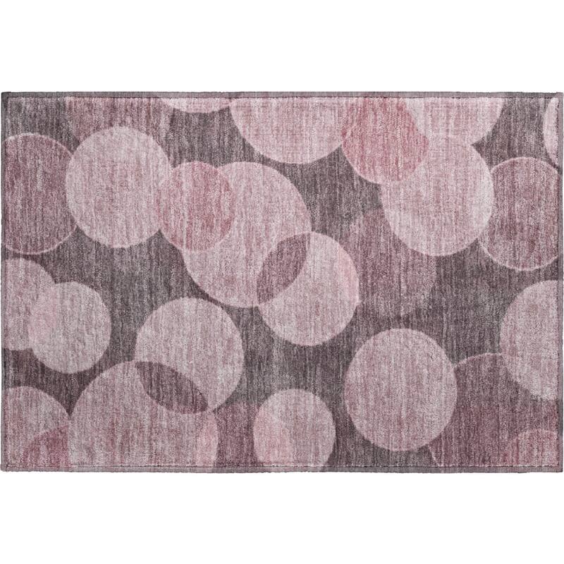 Premium Washable Super Soft Contemporary Bubbles Mayfield Rug