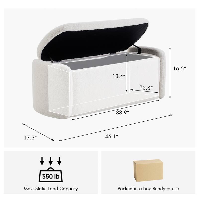 Bedroom Bench Storage Bench with Arms Ottoman entryway bench with storage End of Bed Bench, Entryway Bench