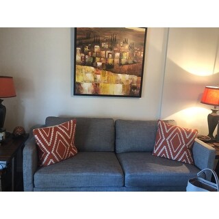 Carson Carrington Siauliai Linen Upholstered Sofa and Loveseat