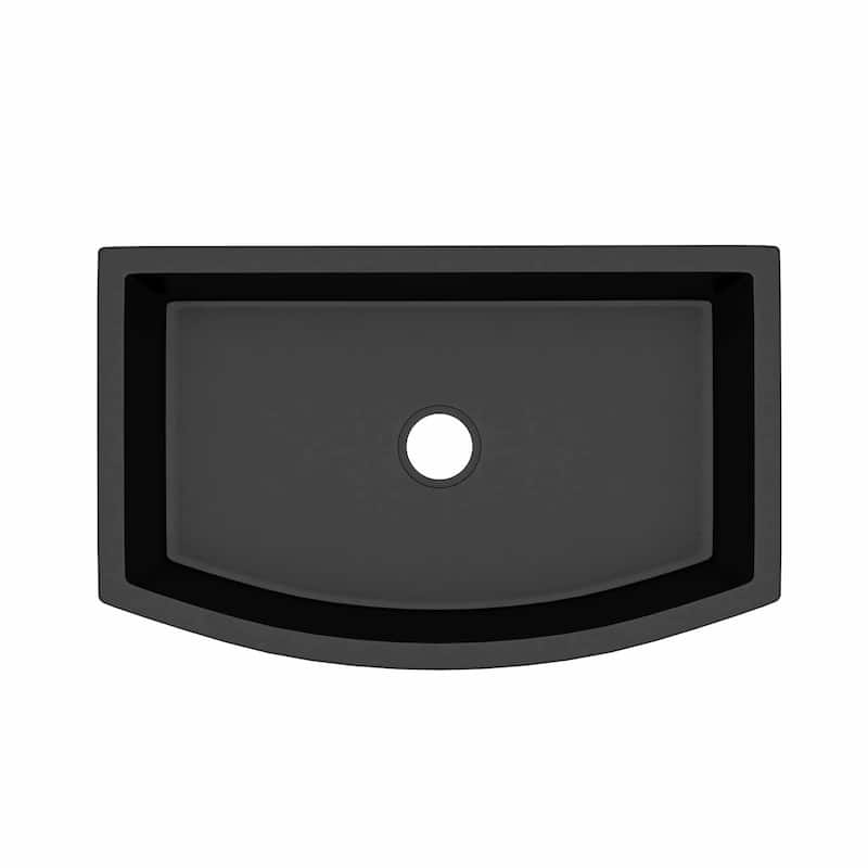 Native Trails NSKQ3320 NativeStone 33" Single Basin Farmhouse Concrete