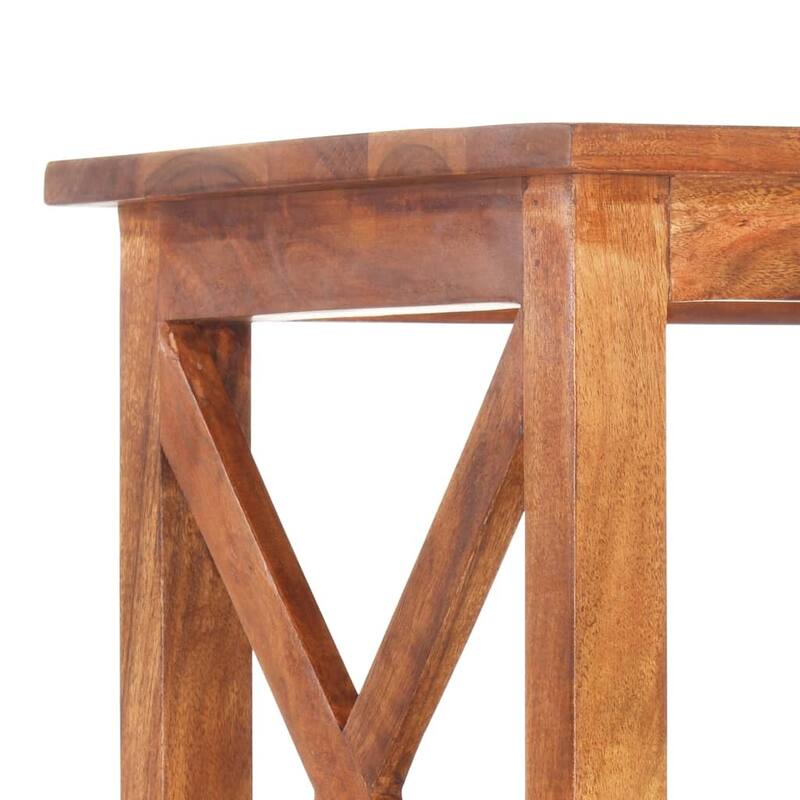 vidaXL Bookshelf Book Rack Standing Shelves Wall Bookcase Solid Wood Acacia