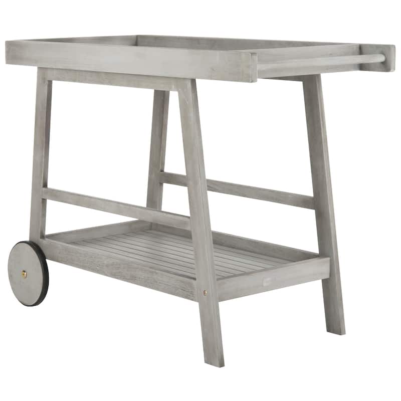 SAFAVIEH Outdoor Hayleigh Bar Cart - 48Wx20Dx32H
