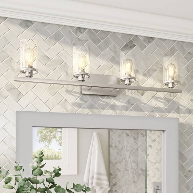 Designers Fountain Jedrek 4 Light 34" Wide Bathroom Vanity Light