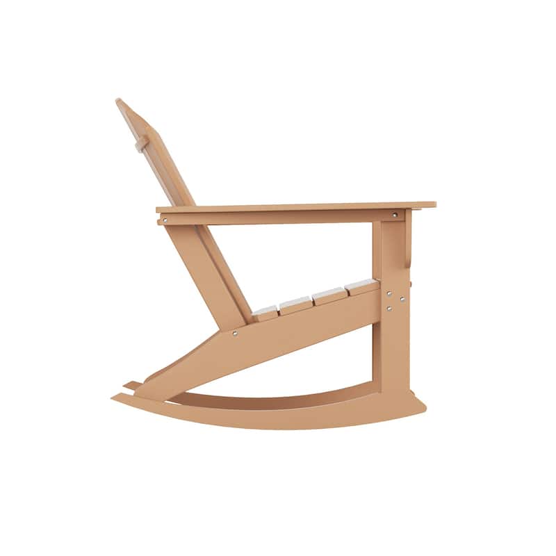Laguna Hdpe All Weather Outdoor Patio Rocking Chair
